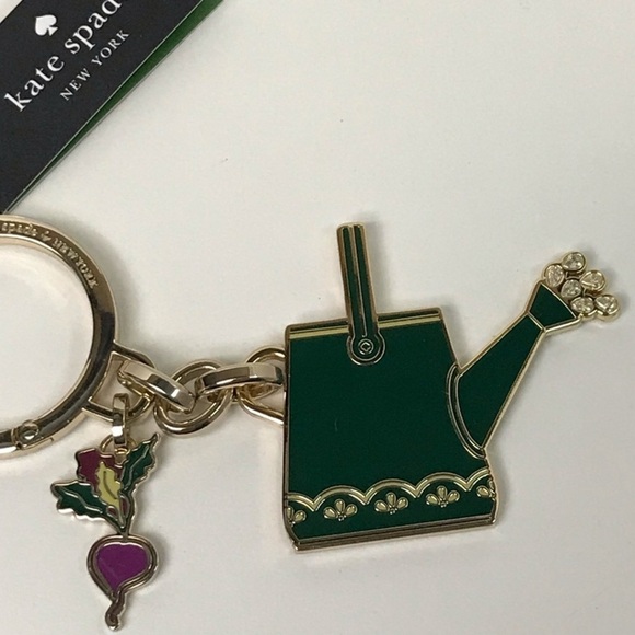 NWT Kate Spade Harvest Time Watering Can Keychain/ Bag Charm 😍 - Picture 5 of 14